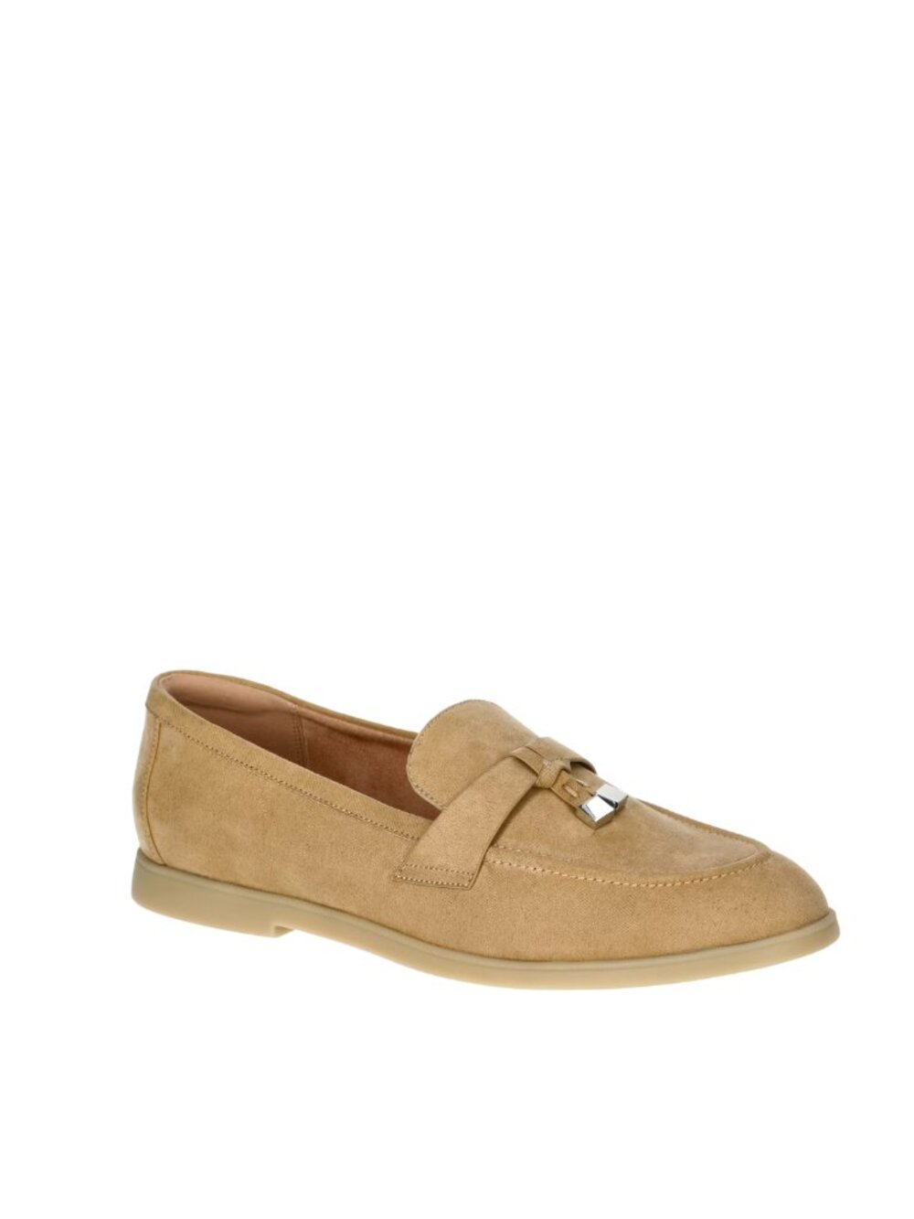 Time and Tru Women's Faux Suede Comfort Loafers